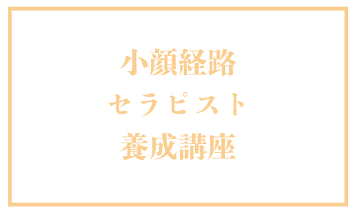 小顔経路セラピスト養成講座